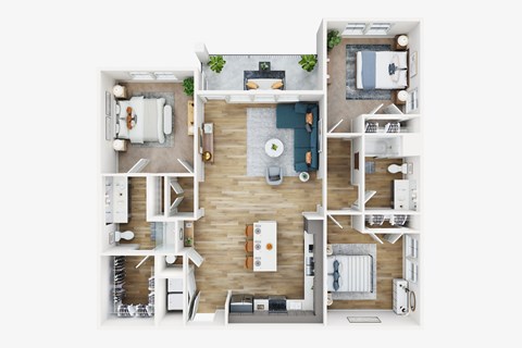 Unit C1 at The Parker Aiken, Aiken South Carolina